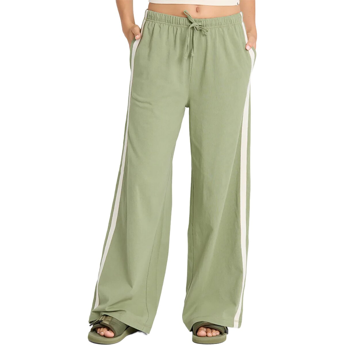 Image of Billabong Wave Stamp Knit Pant - Women's Army Green, XS