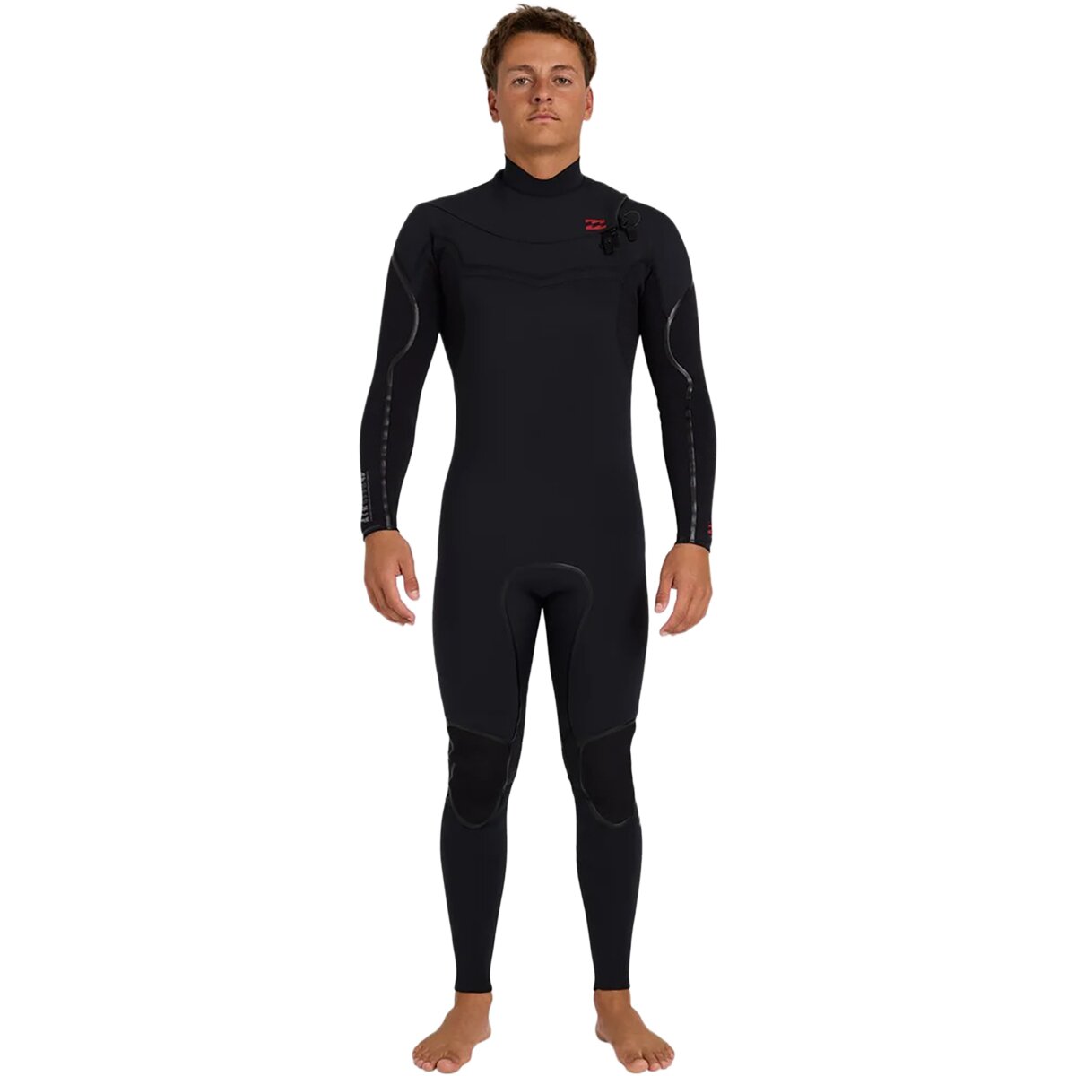Image of Billabong 3/2 Absolute Ultra Chest Zip Wetsuit - Men's Black, MS