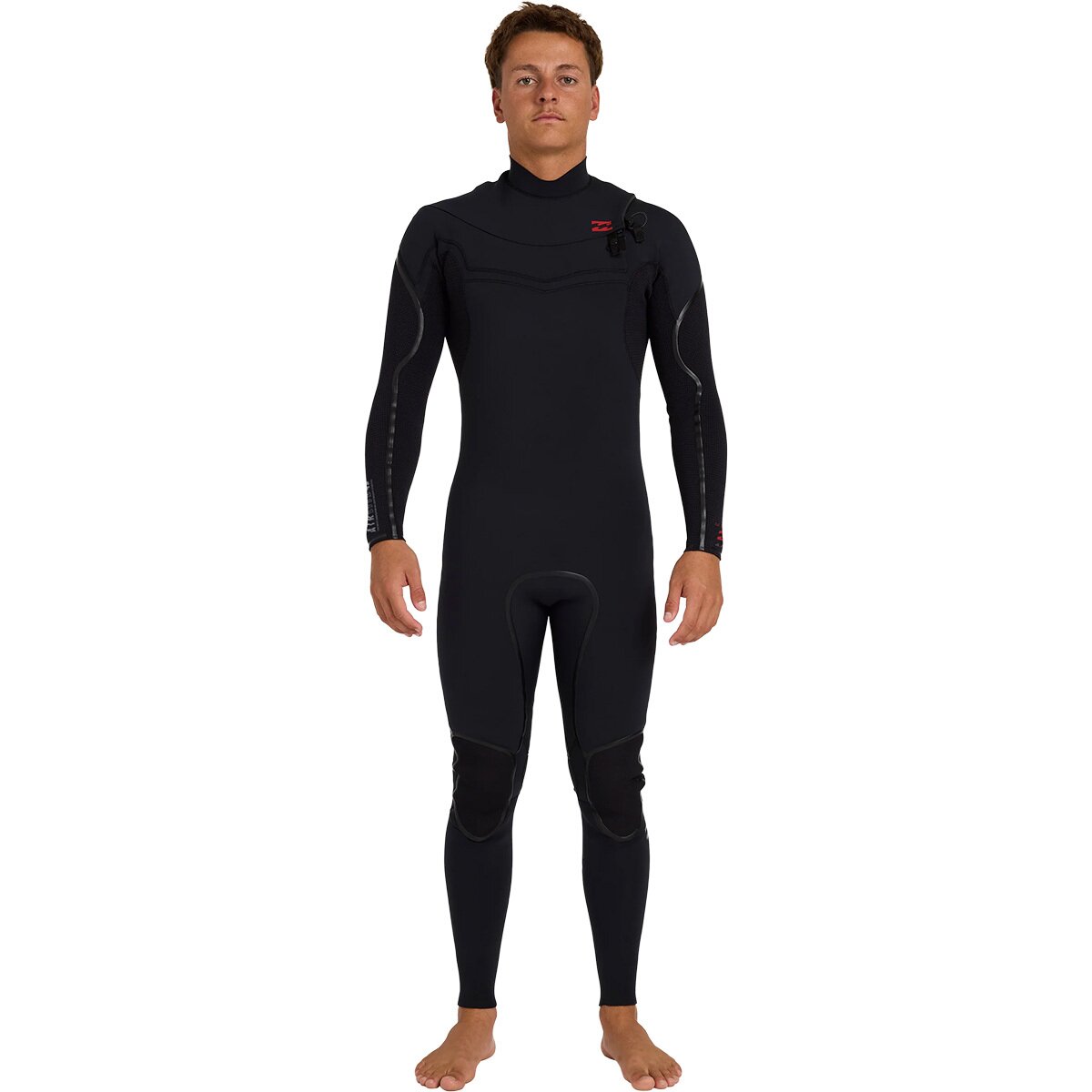 Image of Billabong 4/3 Absolute Ultra Chest Zip Wetsuit - Men's Black, LT