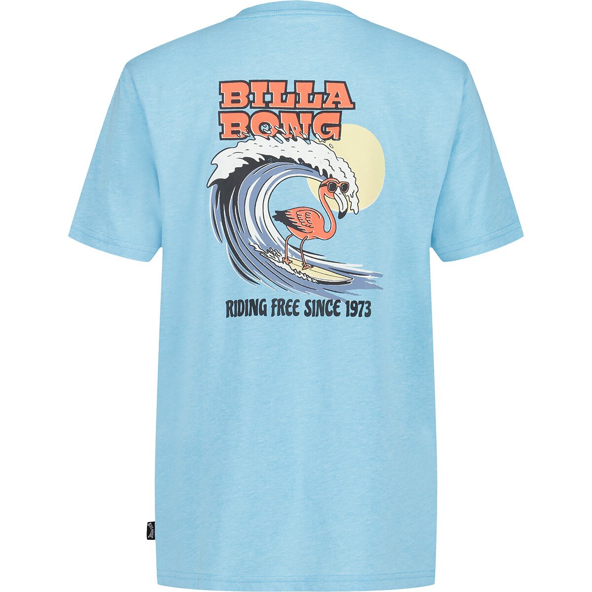 Image of Billabong Flamingo Surf Short-Sleeve Top - Boys' Aqua Heather, XL(18/20)