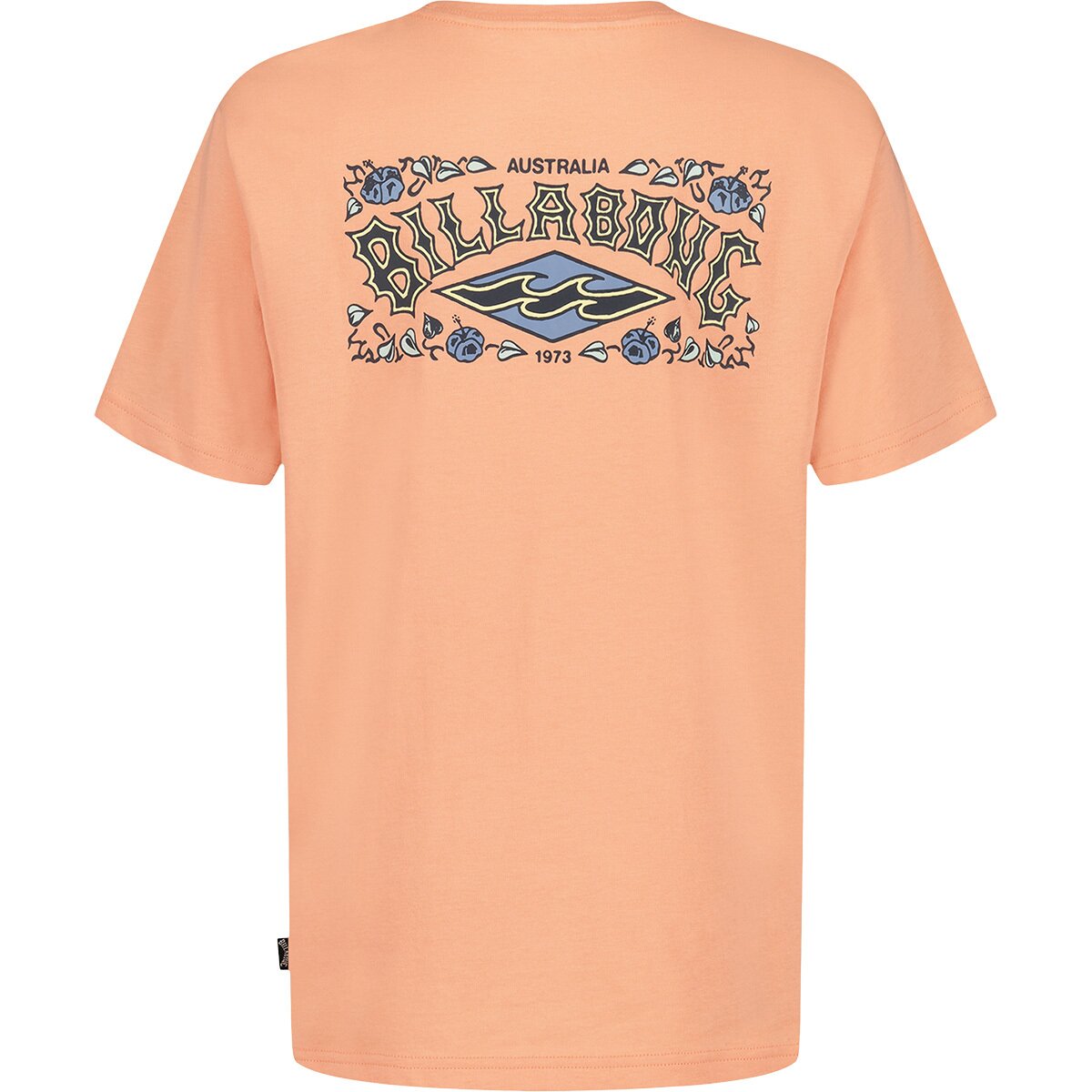 Image of Billabong Flamingo Surf Short-Sleeve Top - Boys' Faded Orange, M(10/12)