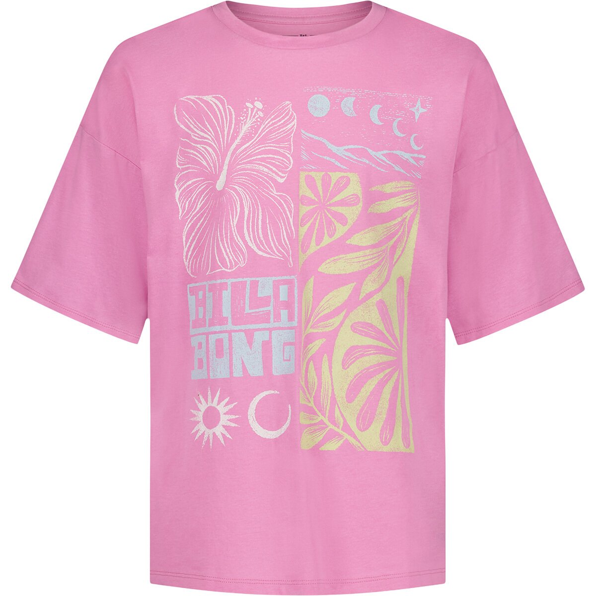 Image of Billabong Summer Oversized T-Shirt - Girls' Cyclamen, M