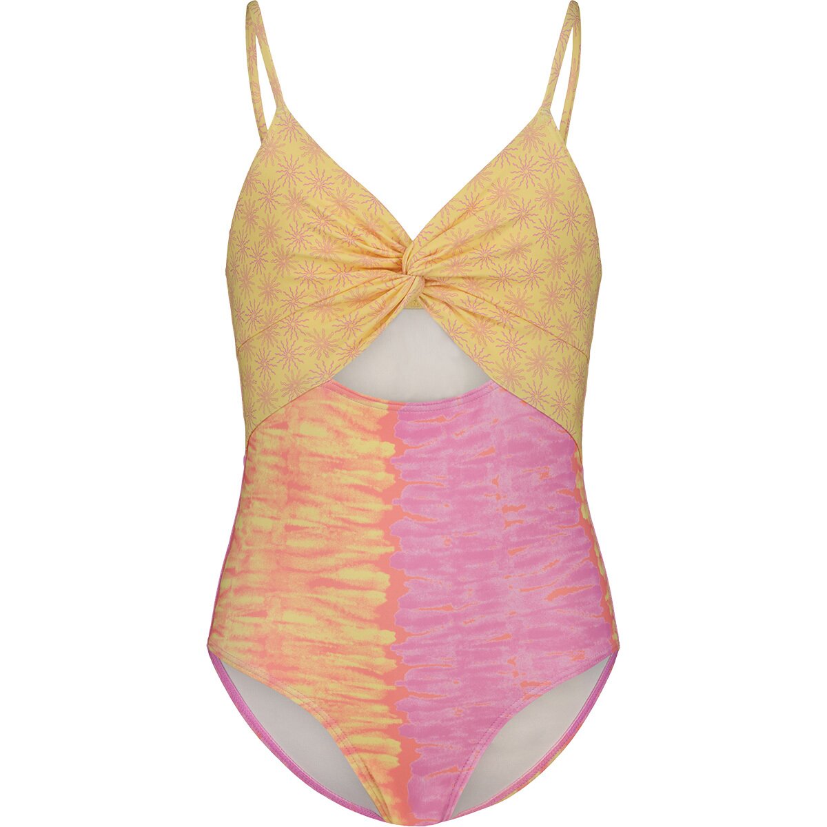 Image of Billabong Sun Sippin One-Piece Swimsuit - Girls' Fresh Squeezed, 8