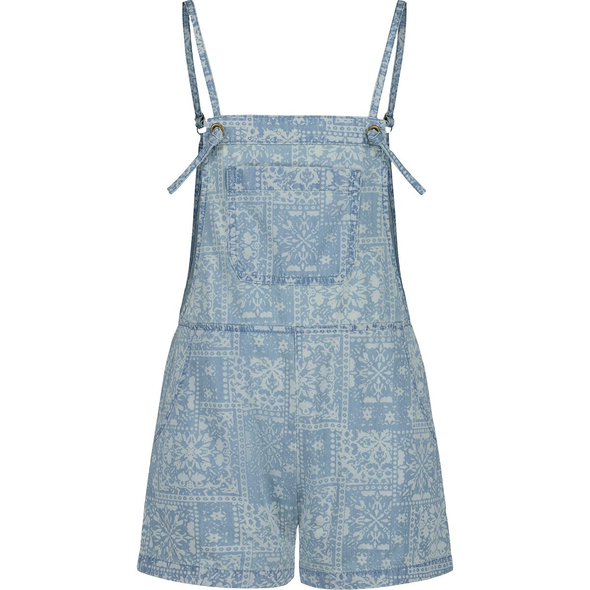 Image of Billabong Wave Watch Jr Romper - Girls' Salt Water Wash, M