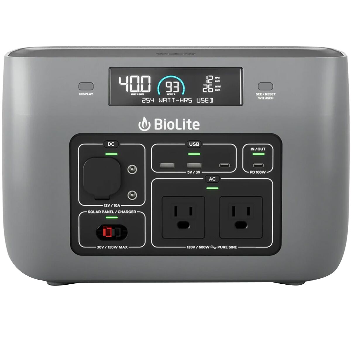 BioLite 600 BaseCharge