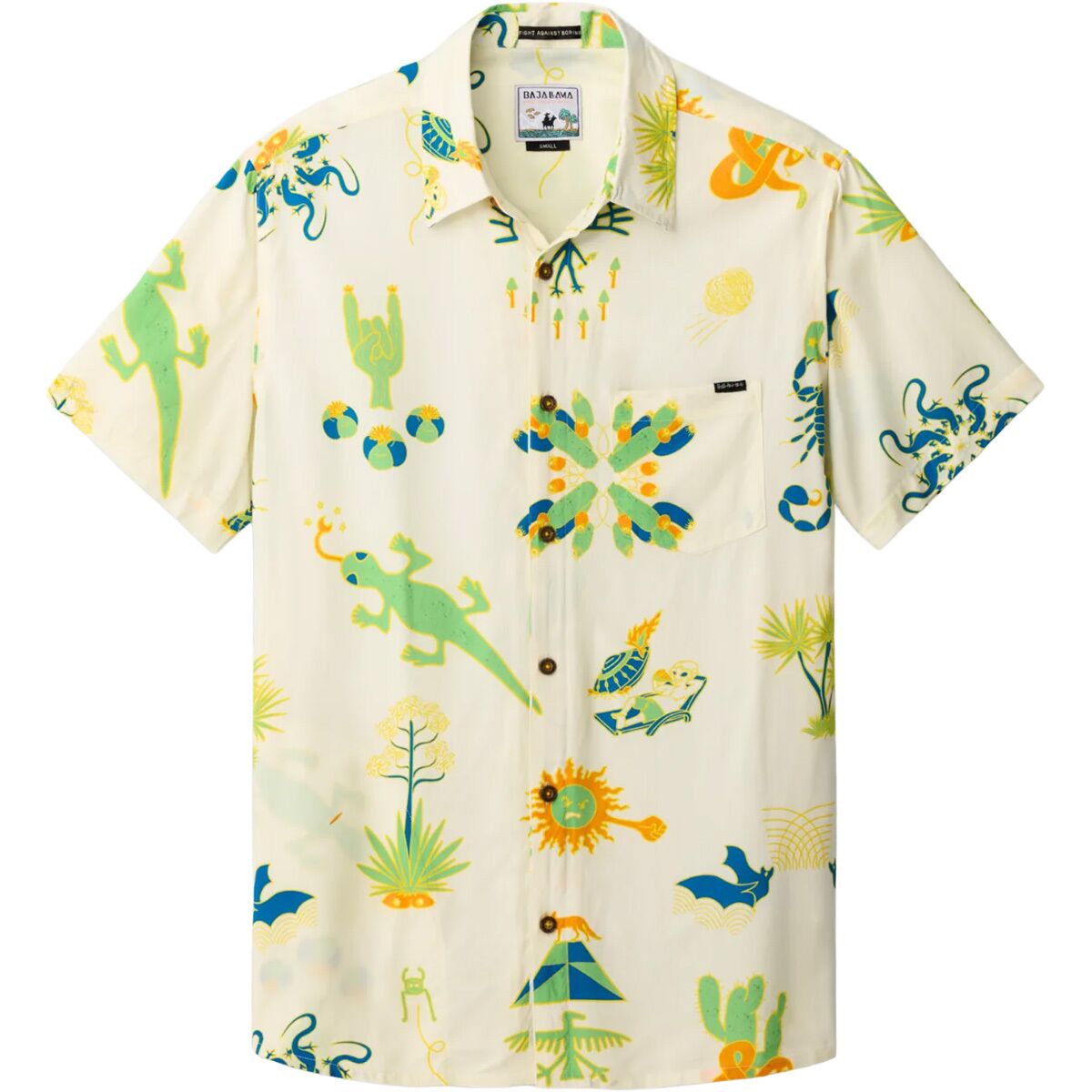 Image of Baja Llama Nighthawk Button Up Shirt - Men's Desert Martians, XL
