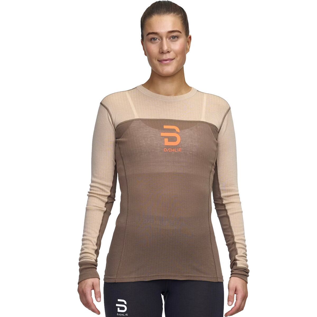 Bjorn Daehlie Performance-Tech LS Top - Women's Desert Taupe, XS