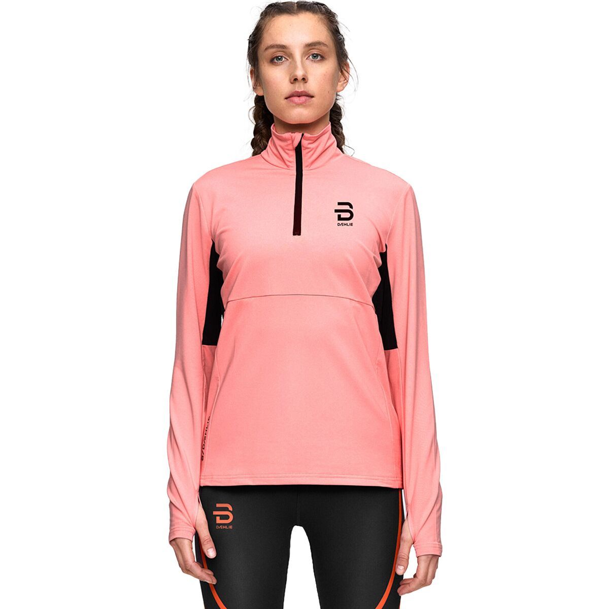 Bjorn Daehlie Run Long-Sleeve Shirt - Women's Persimon Melange, XS