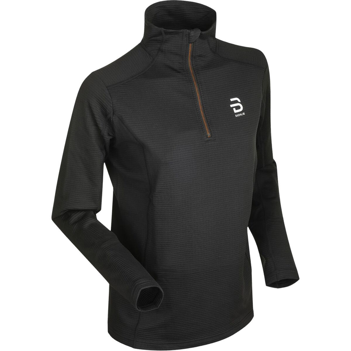 Image of Bjorn Daehlie Grid 1/2-Zip Top - Women's Black, XL