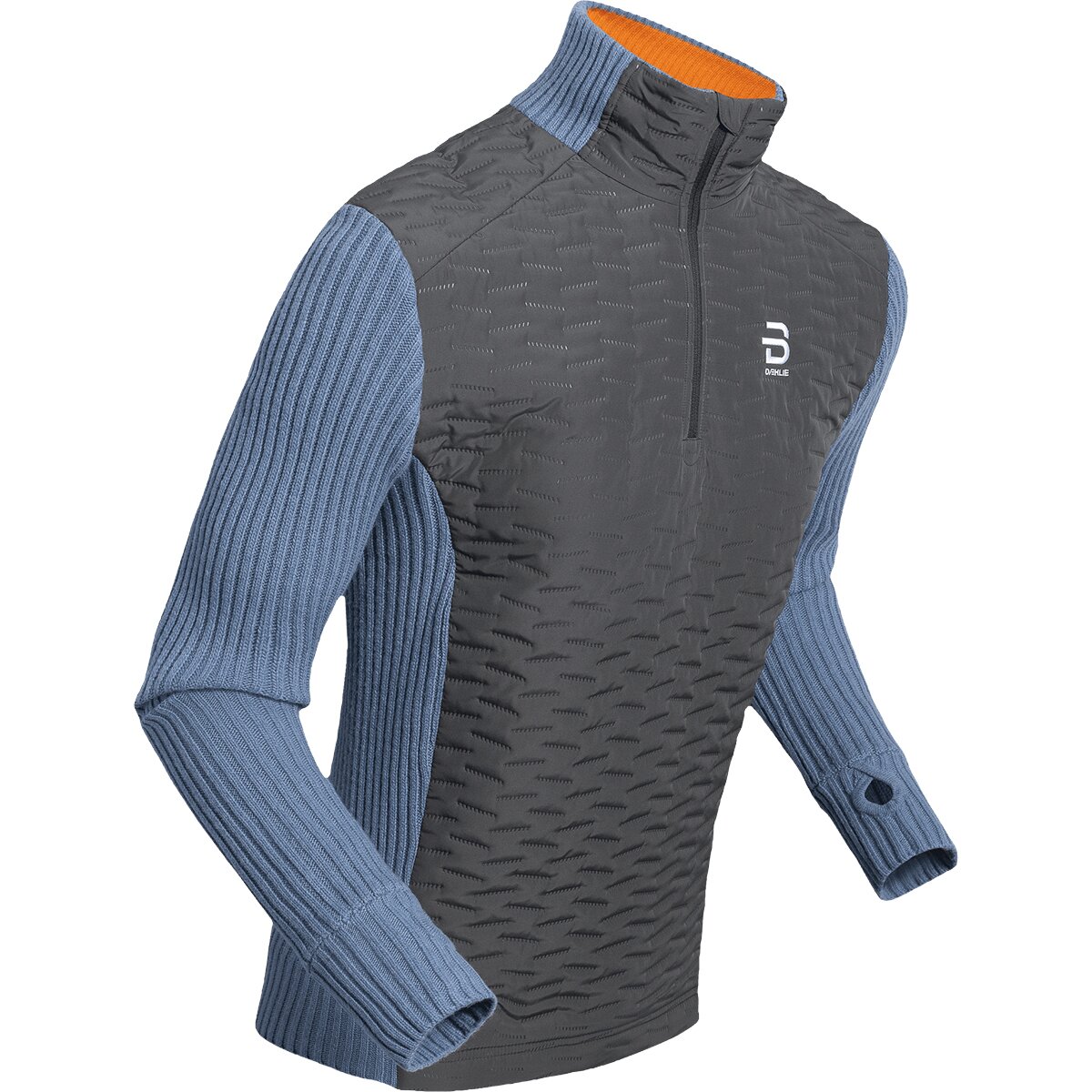 Image of Bjorn Daehlie Comfy 2.0 1/2-Zip Top - Men's Elemental Blue, S