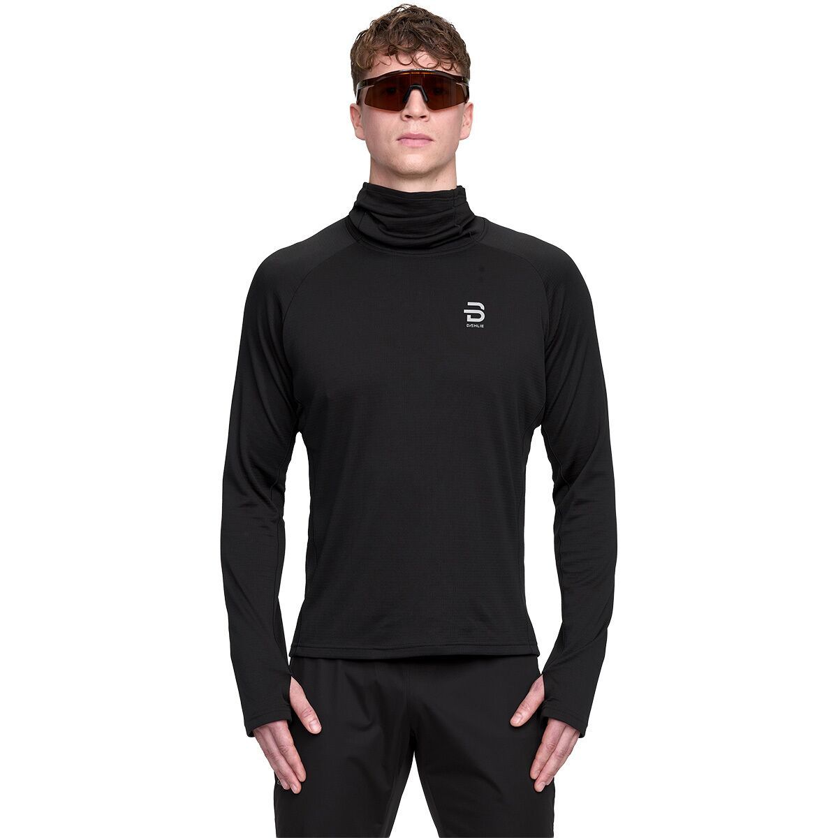 Image of Bjorn Daehlie Run 365 Long-Sleeve Top - Men's Black, XXL