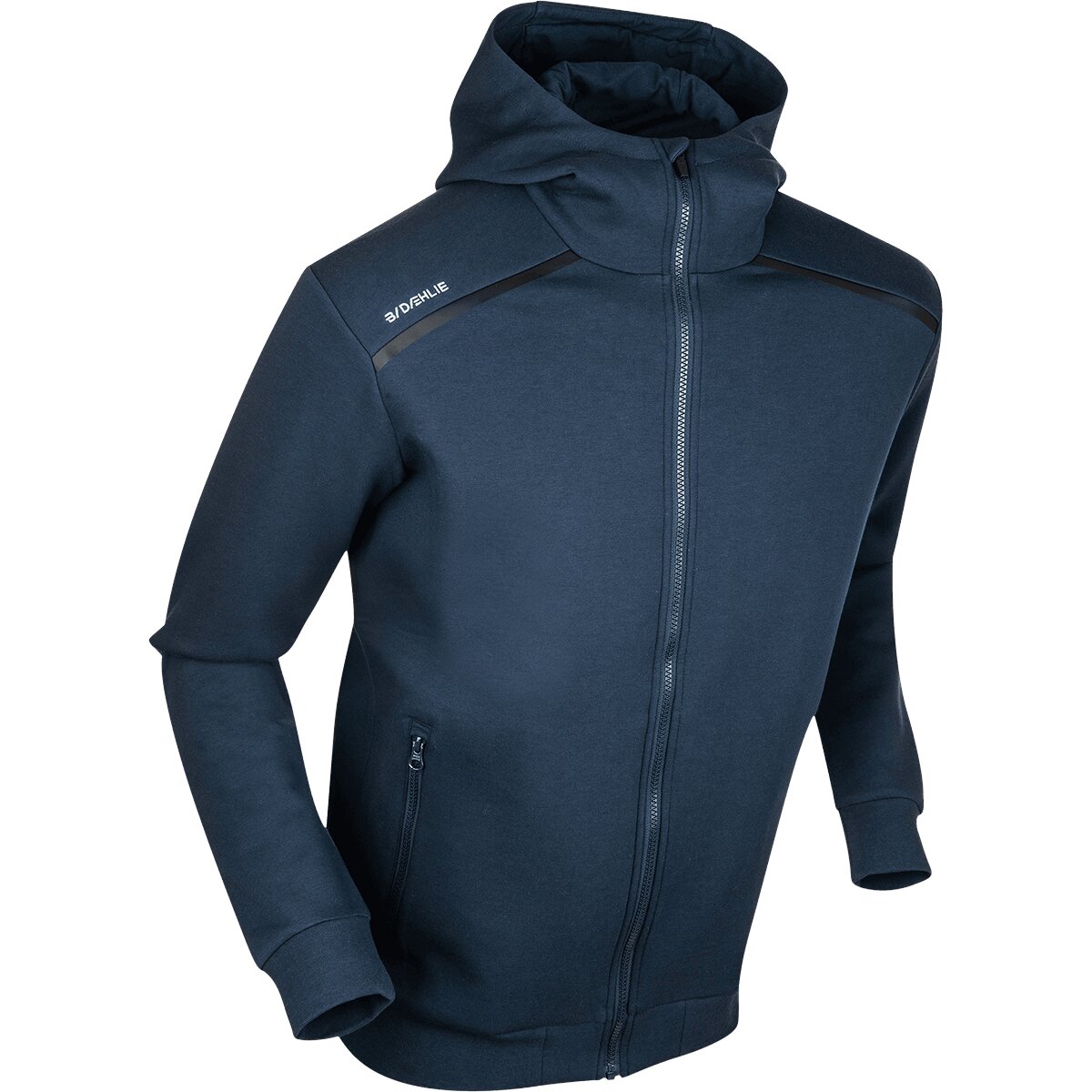 Image of Bjorn Daehlie Oslo Full-Zip Hoodie - Men's Navy, M