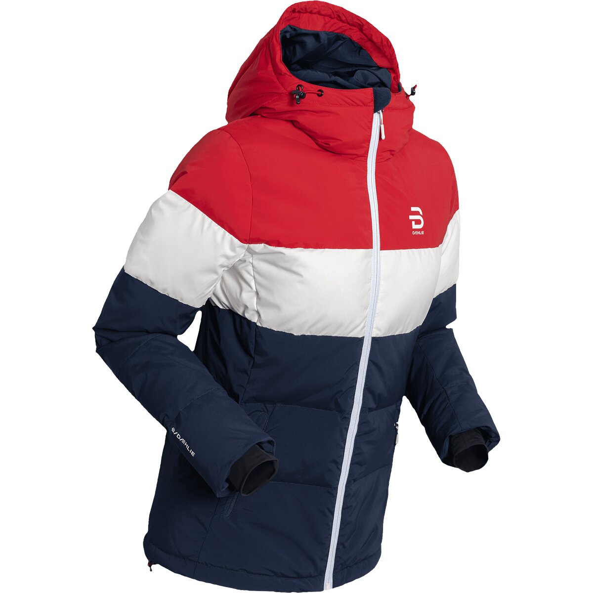 Image of Bjorn Daehlie Podium Flag Jacket - Women's Norwegian Flag, M