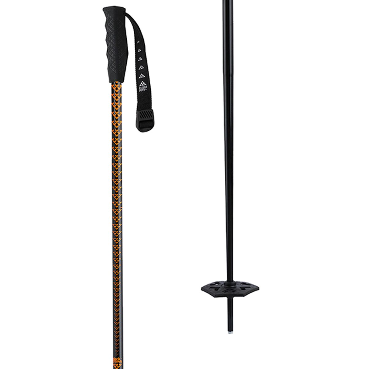 Image of Black Crows Meta Ski Poles Black/Orange, 135cm