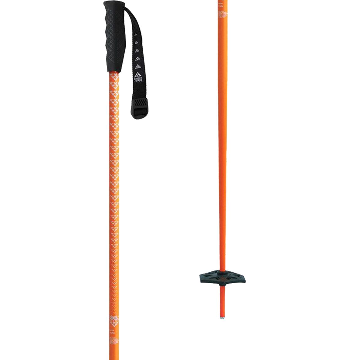 Image of Black Crows Meta Ski Poles Orange/White, 130cm