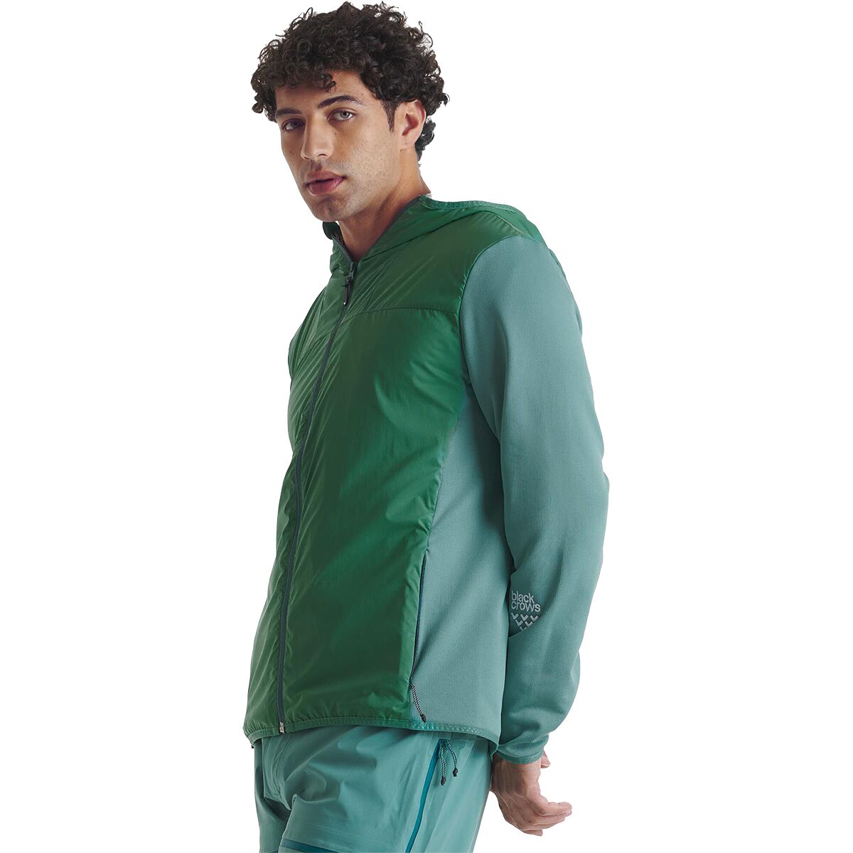 Black Crows Black Crows Freebird Alpha Hybrid Hooded Jacket - Men's Winter Green, L
