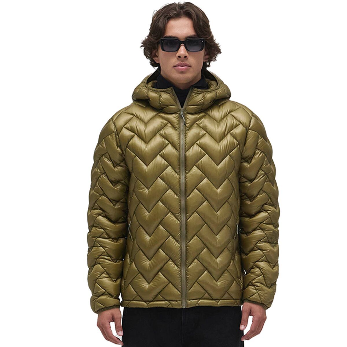 Image of Black Crows Plumis Micro Down Jacket - Men's Olive Green, S