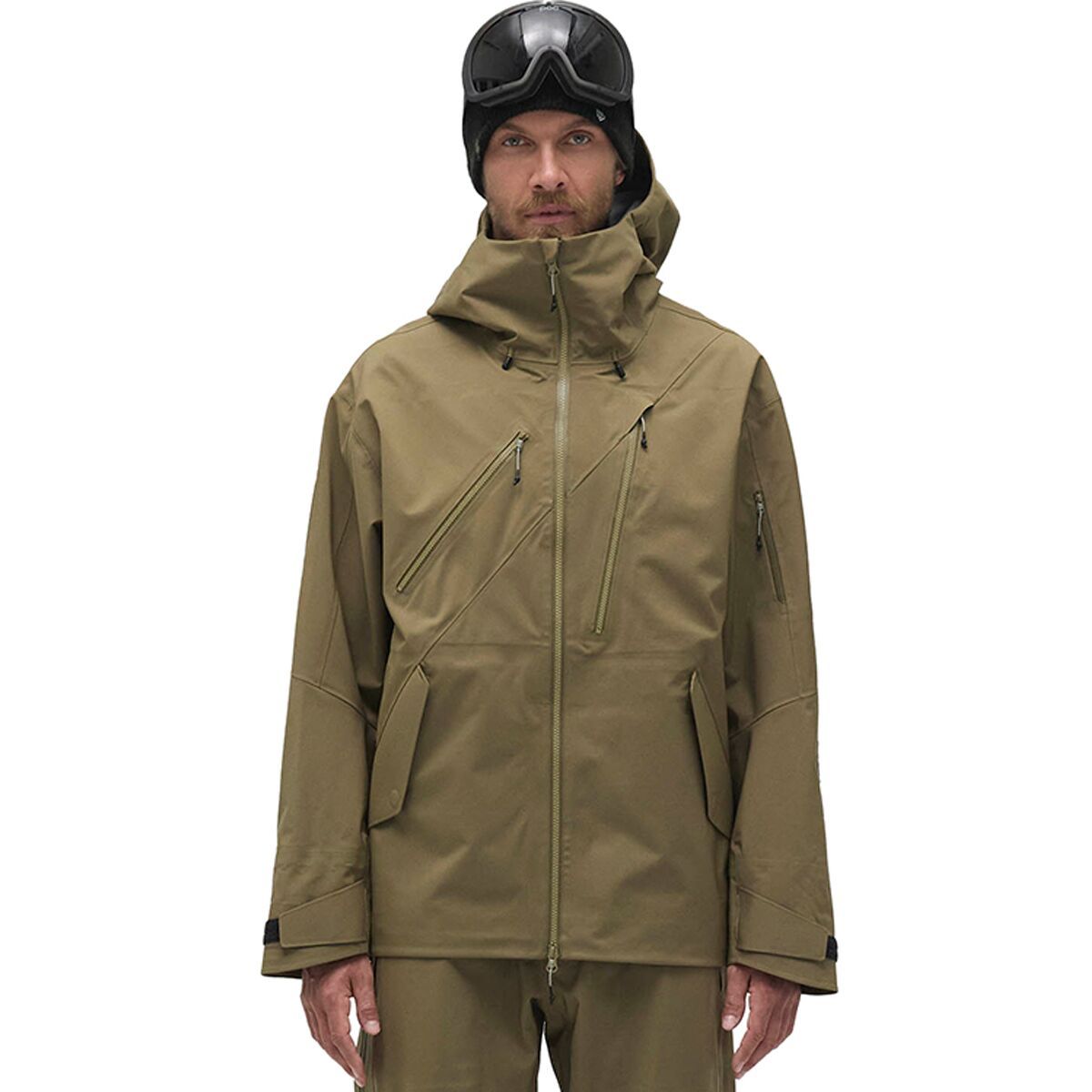 Image of Black Crows Stratus 3L Fishtail Jacket - Men's Olive Green, XL