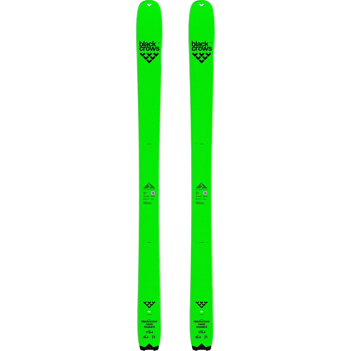 Image of Black Crows Navis Freebird Skis - 2027 Green, 186cm