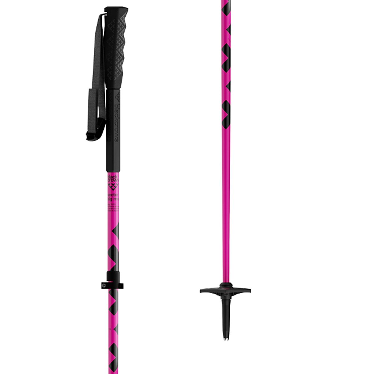Image of Black Crows Sector Adjustable Ski Poles Pink, One Size