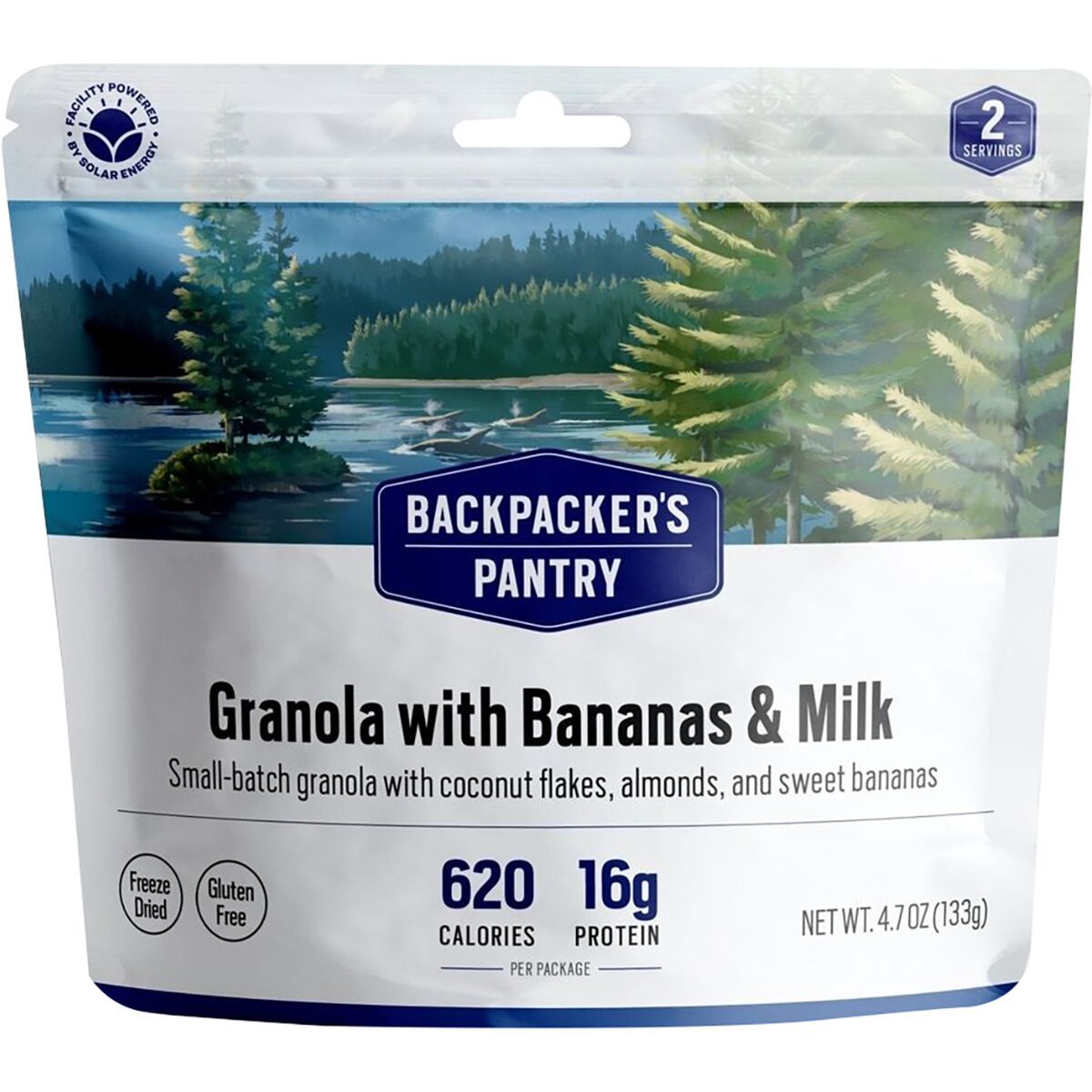 Backpacker's Pantry Granola + Bananas, Almonds & Milk One Color