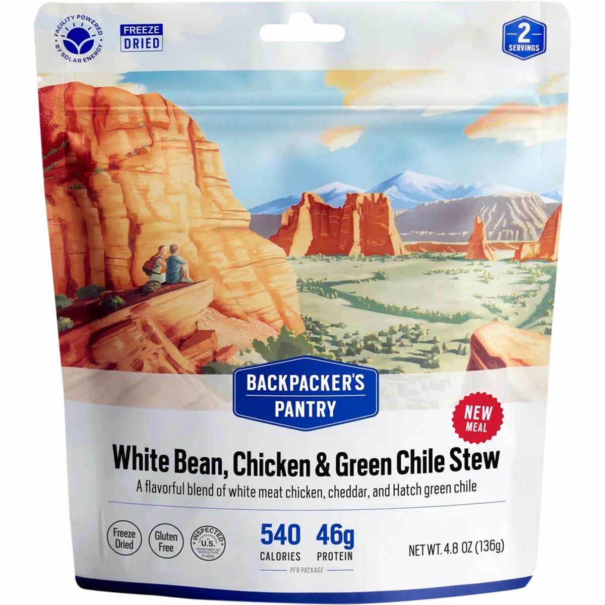 Backpacker's Pantry White Bean Chicken & Green Chile Stew One Color