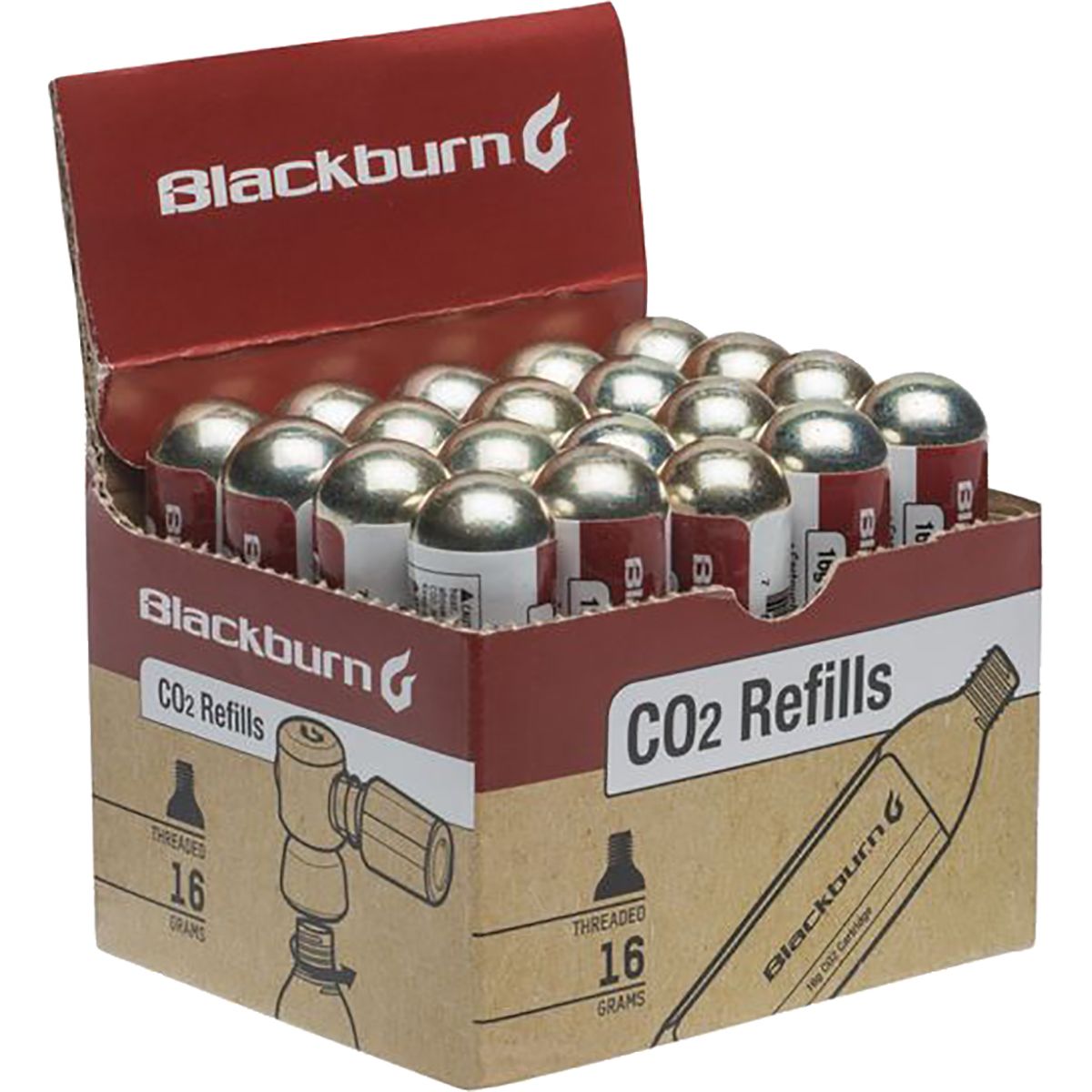 Image of Blackburn CO2 Cartridge - Multipack 16g, 20-Pack