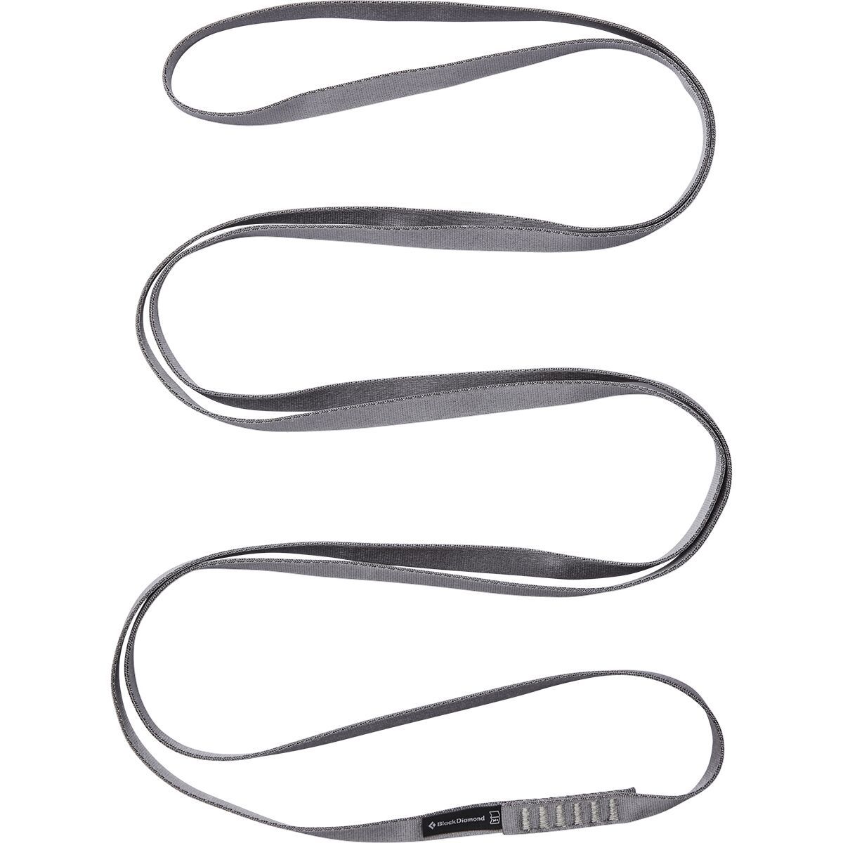 Image of Black Diamond Nylon Sewn Runners Grey, 180cm