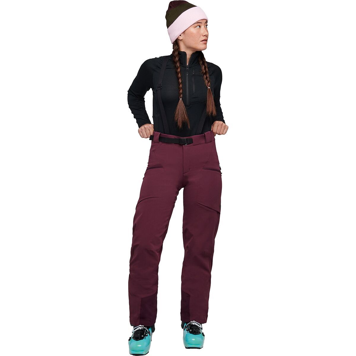 Image of Black Diamond Dawn Patrol Pant - Women's Blackberry, XS