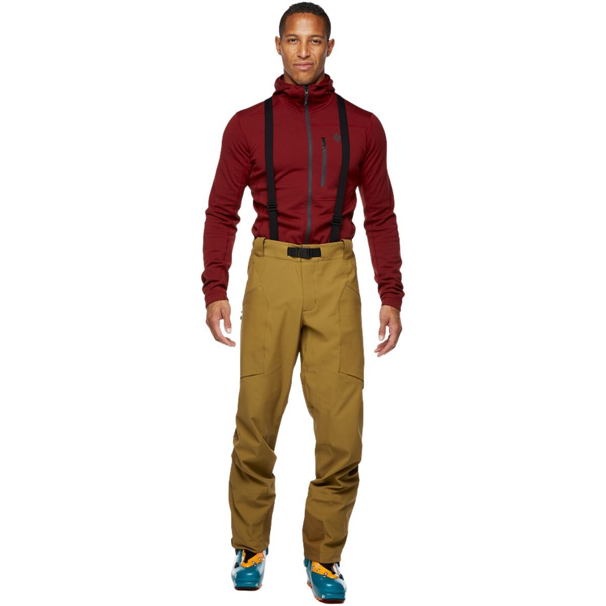 Black Diamond Dawn Patrol Softshell Pants - Men's in Dark Curry