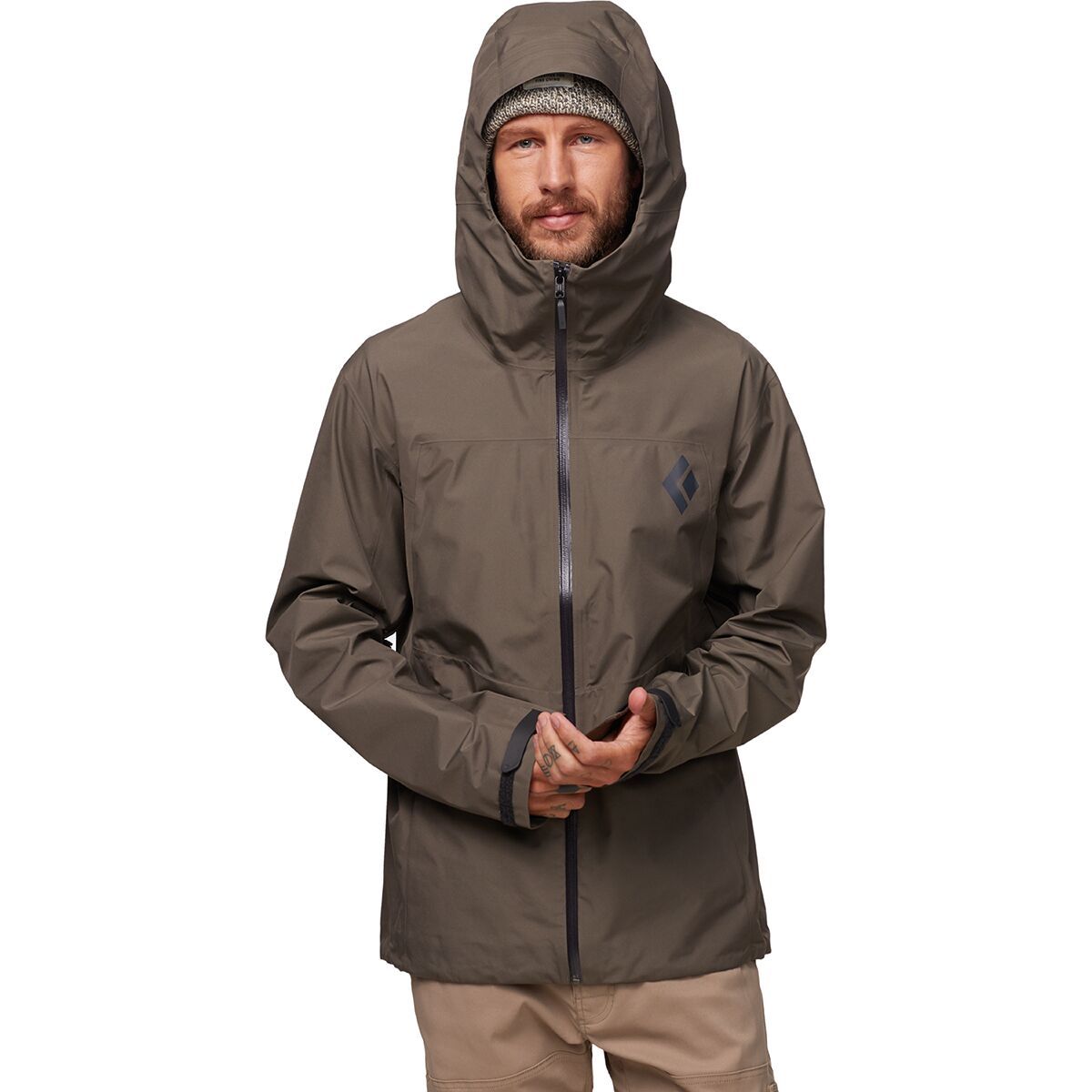 Black Diamond Liquid Point Shell Jacket - Men's Walnut, XL