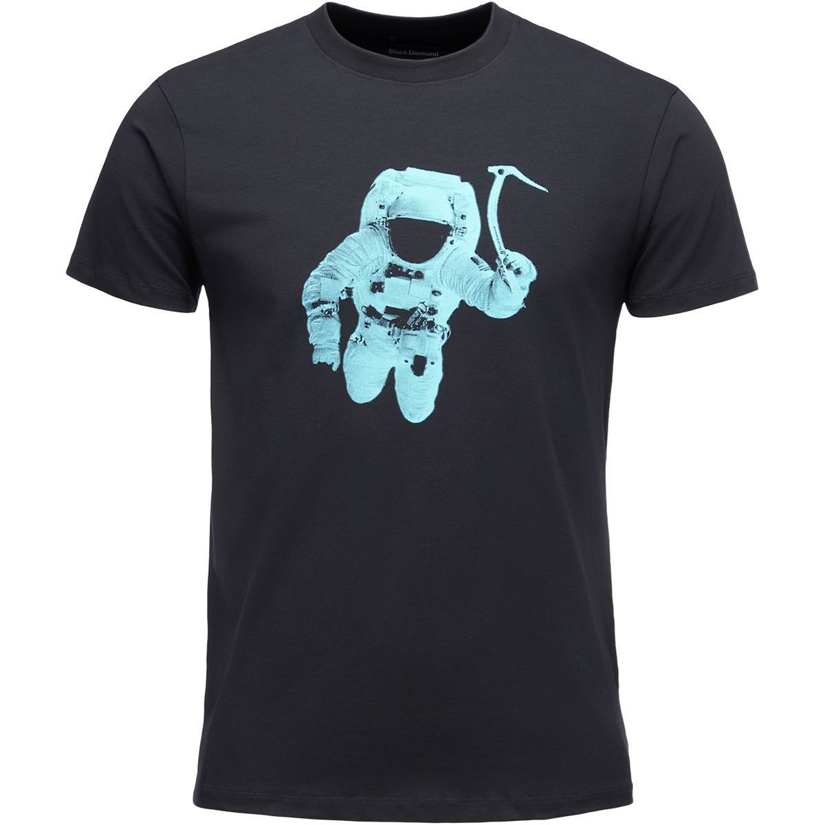 Image of Black Diamond Spaceshot Short-Sleeve T-Shirt - Men's Black/Dual Blue, S