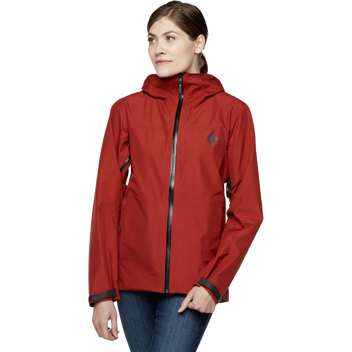 Black Diamond Liquid Point Shell Jacket - Women's Cranberry, XL
