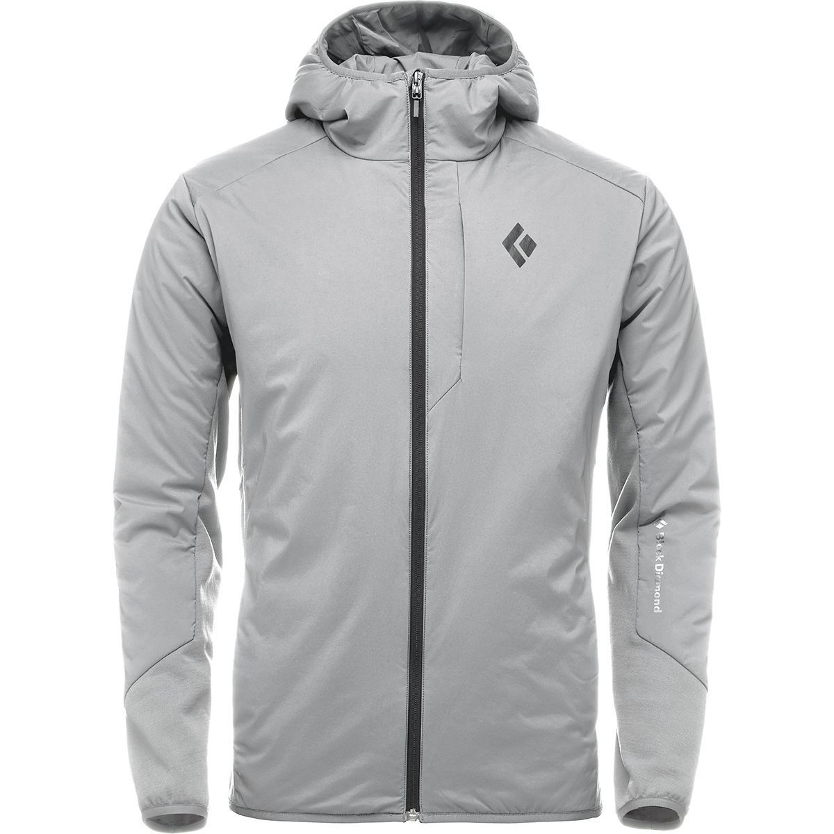 Black Diamond First Light Hybrid Hooded Jacket - Men's Nickel, M