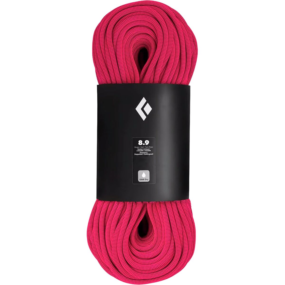 Image of Black Diamond 8.9 Dry Climbing Rope Ultra Pink, 80m