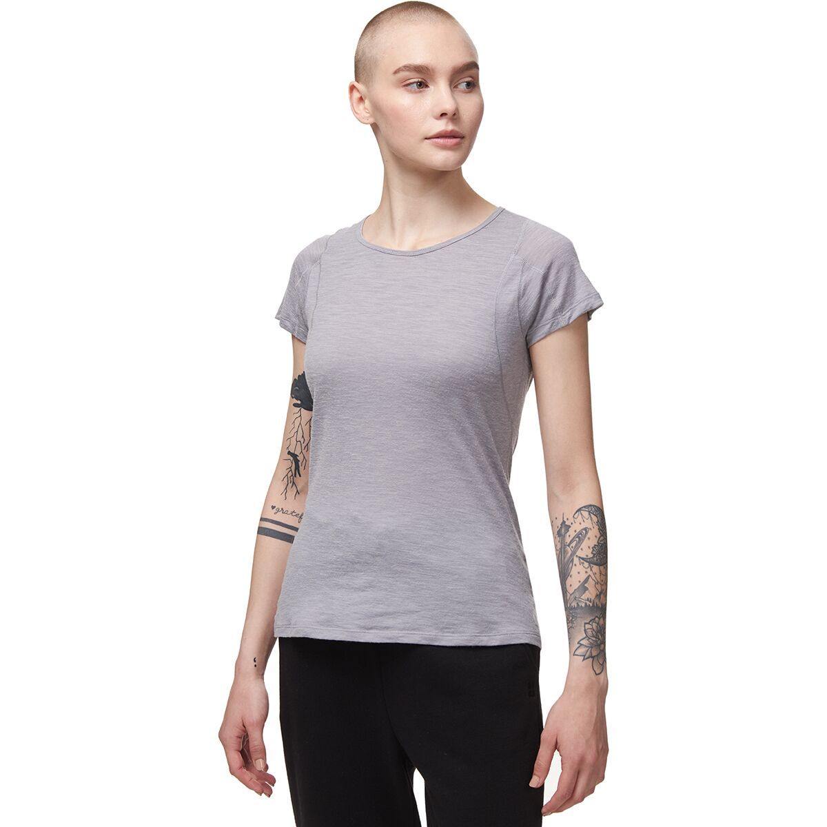Black Diamond Rhythm T-Shirt - Women's Pewter, XS