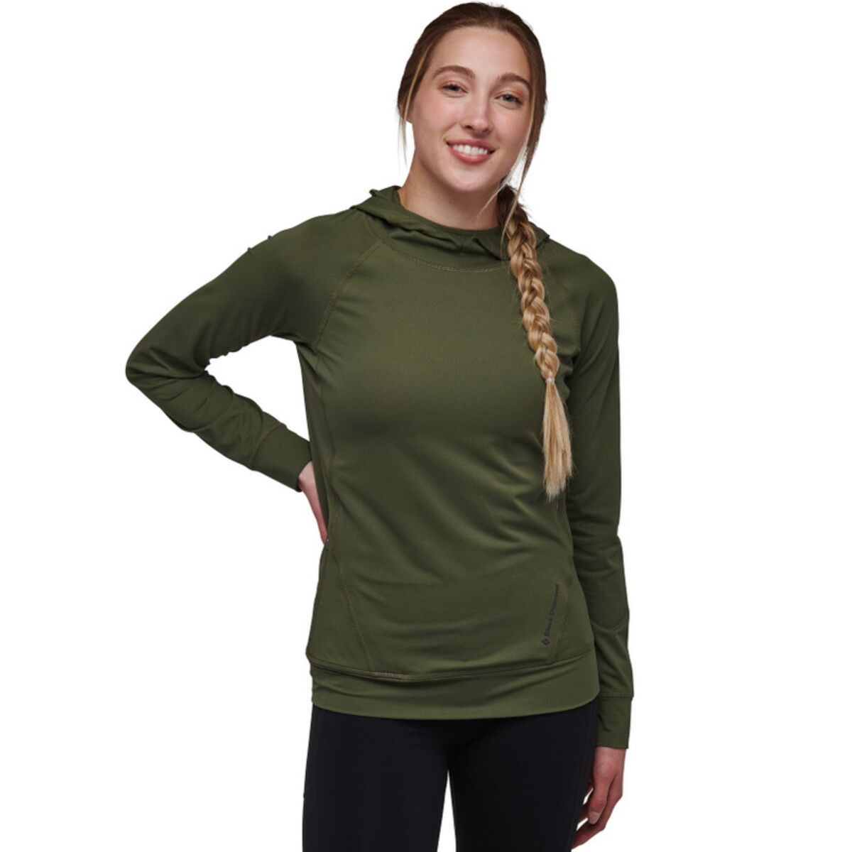 Black Diamond Alpenglow Hooded Long-Sleeve Shirt - Women's Tundra, M