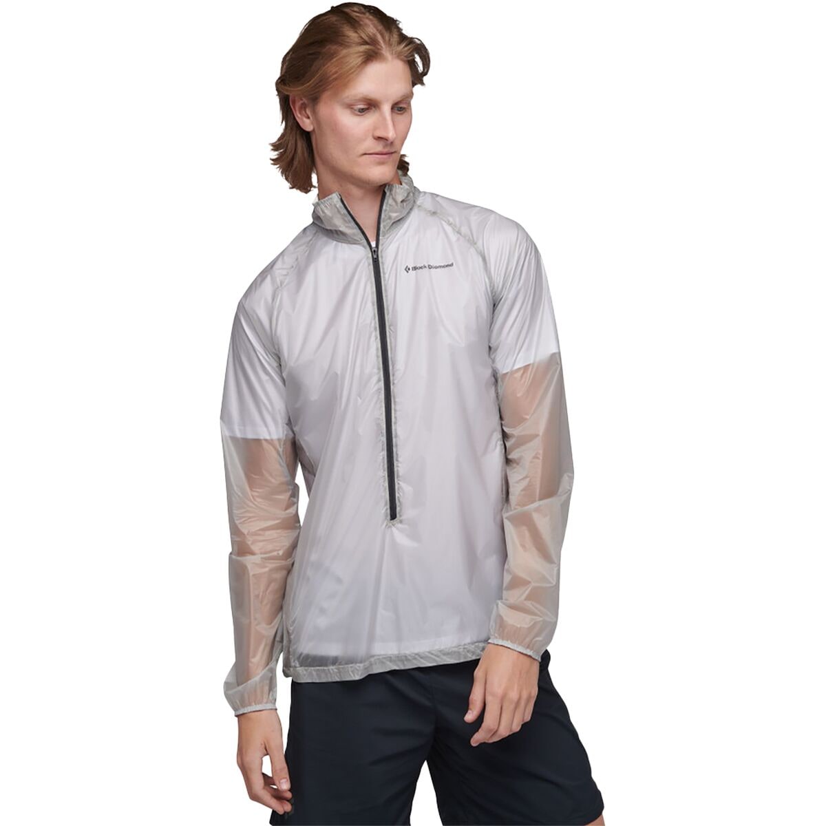 Image of Black Diamond Deploy Wind Shell Jacket - Men's Alloy, M