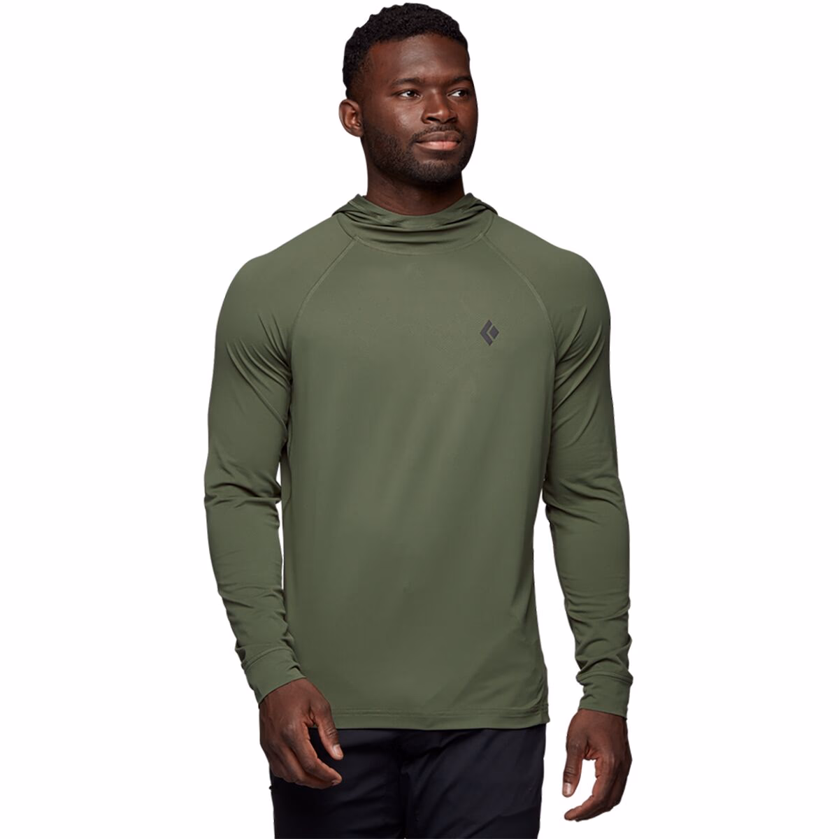 Image of Black Diamond Alpenglow Hooded Shirt - Men's Tundra, M