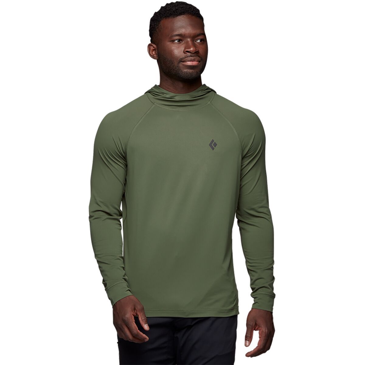 Image of Black Diamond Alpenglow Hooded Shirt - Men's Tundra, S