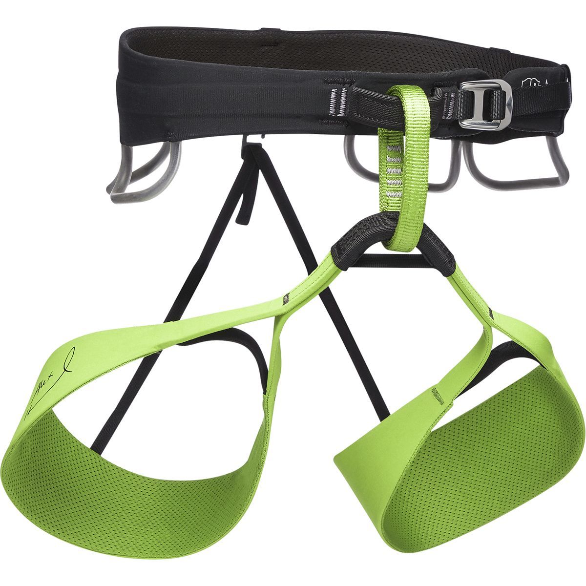 Image of Black Diamond Solution Honnold Edition Harness - Men's Verde, XL