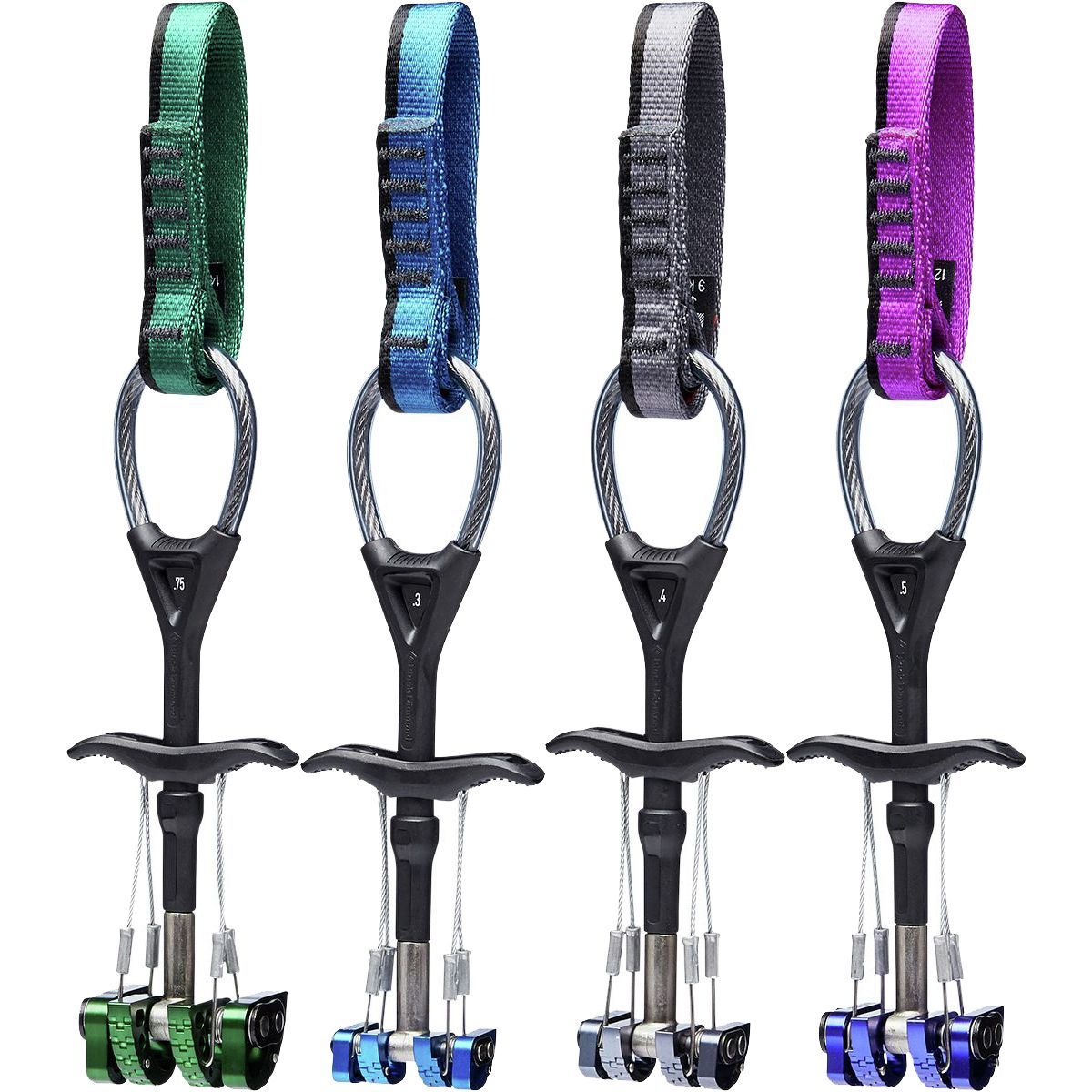 Image of Black Diamond Camalot C4 Package Finger Size #.3 - .75 One Color, One Size