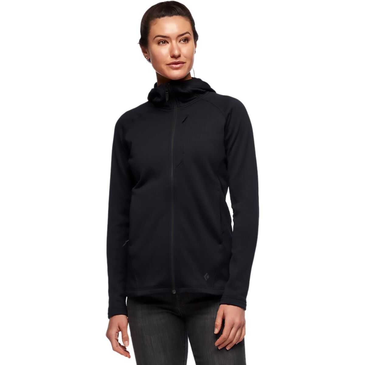 Image of Black Diamond Factor Fleece Hoodie - Women's Black, L