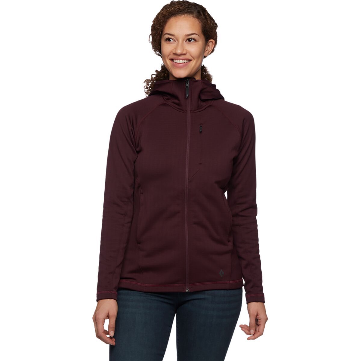 Image of Black Diamond Factor Fleece Hoodie - Women's Bordeaux, XS