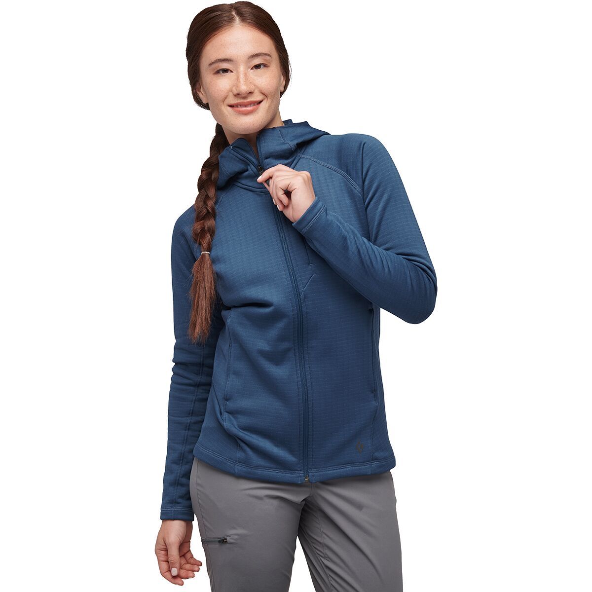 Black Diamond Factor Fleece Hoodie - Women's Ink Blue, XL