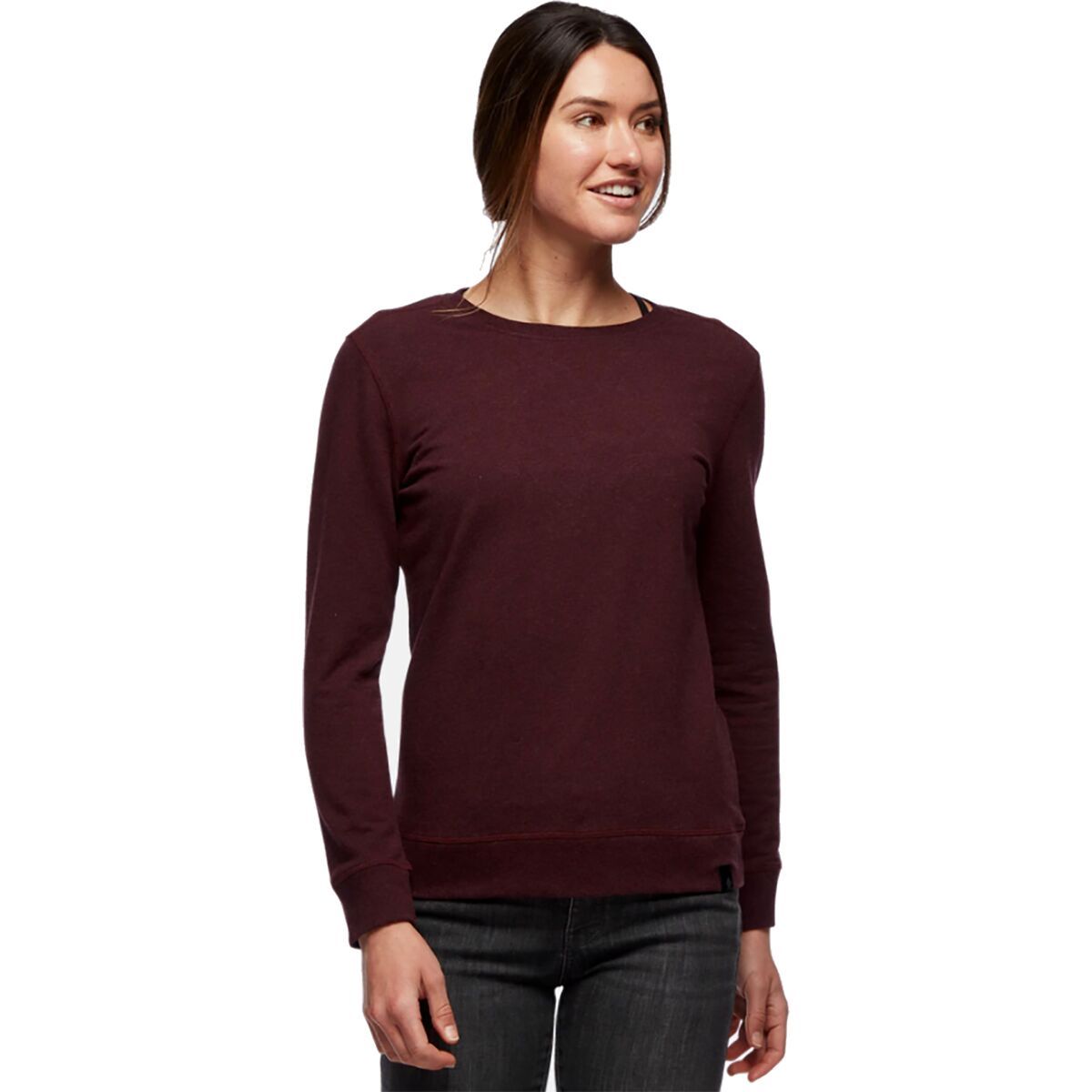 Black Diamond Basis Crew - Women's Bordeaux Heather, XS