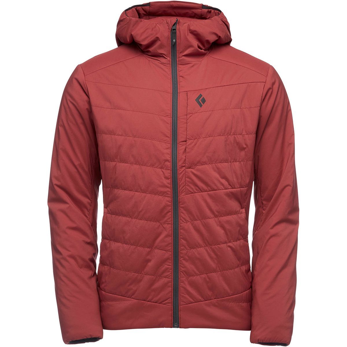 Black Diamond First Light Stretch Hooded Jacket - Men's Red Oxide, M