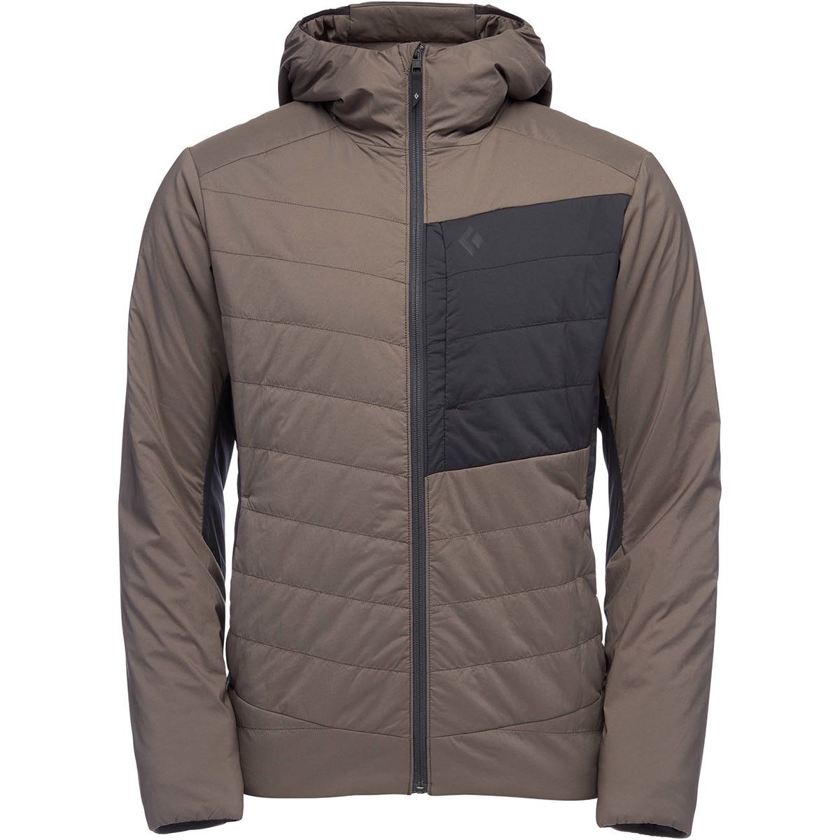 Black Diamond First Light Stretch Hooded Jacket - Men's Walnut/Black, M