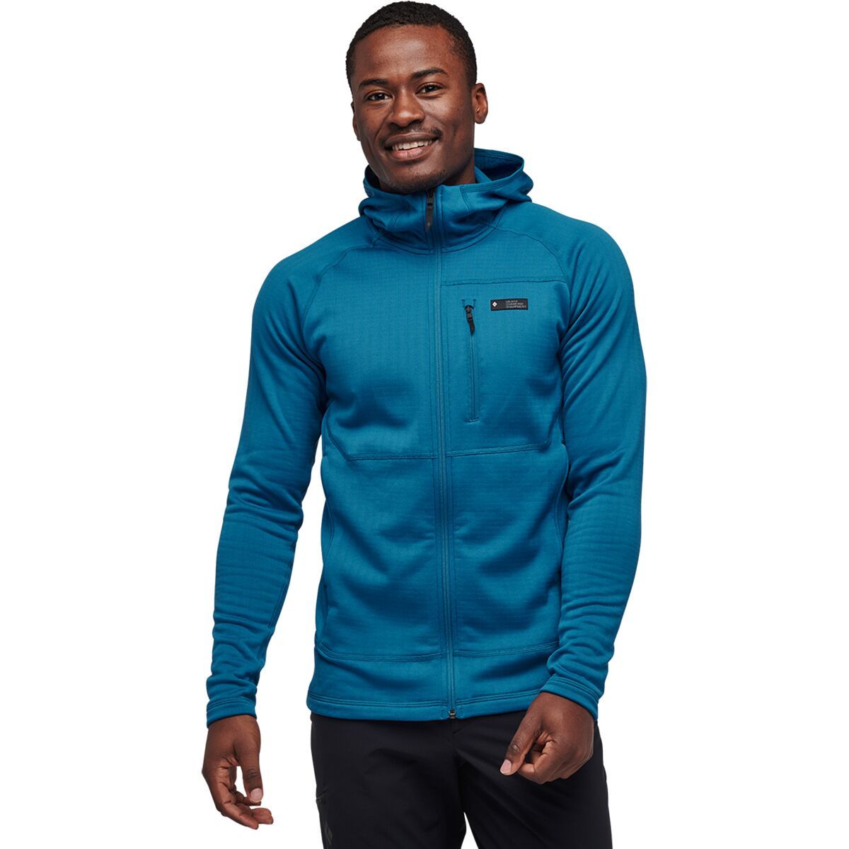 Image of Black Diamond Factor Fleece Hoodie - Men's Kingfisher, L