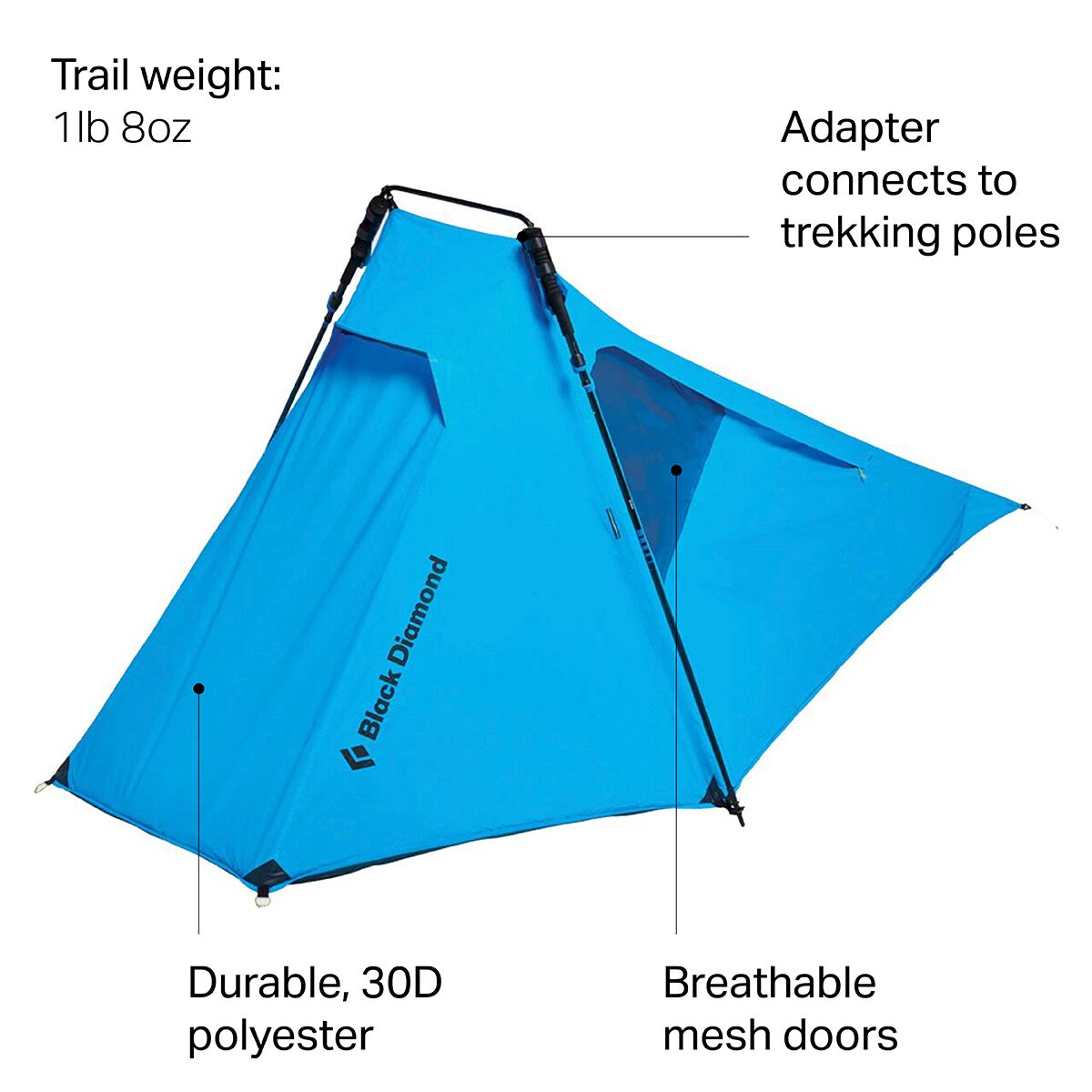 テント・タープ  Distance Tent W Adapter Black Diamond Distance Tent: 2-Person 3-Season + Adapter - Hike & Camp